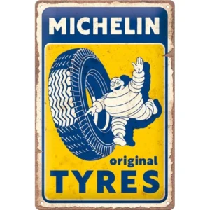 Sign 20 x 30cm Michelin - Original Tyres