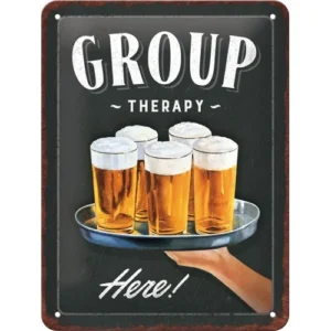 Sign 15x20cm Group Therapy