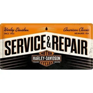 Sign 25 x 50 cm HarleyDavidson Service & Repair