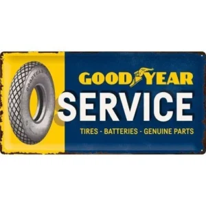 Sign 25 x 50 cm Goodyear Service