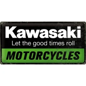 Sign 25 x 50 cm Kawasaki Genuine