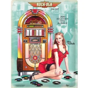 Sign 30x40 RockOla Pinup