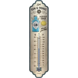 Thermometer Gin & Tonic Served Cold