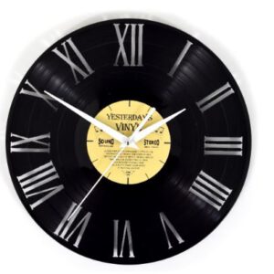 Vinyl Clock Roman Numbers